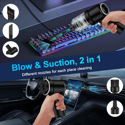 3 In 1 Portable Car Vacuum Cleaner