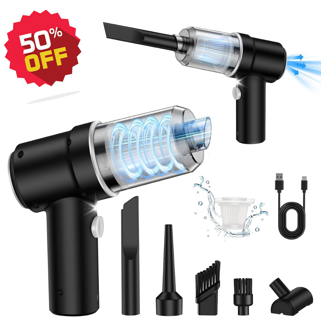 3 In 1 Portable Car Vacuum Cleaner