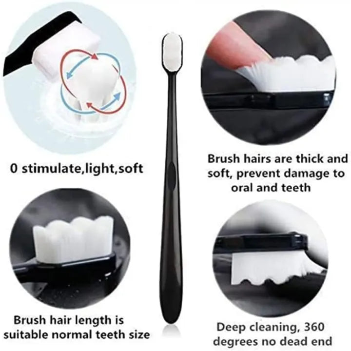 Ultra Soft Nano Bristle Tooth Brush for Sensitive Gums