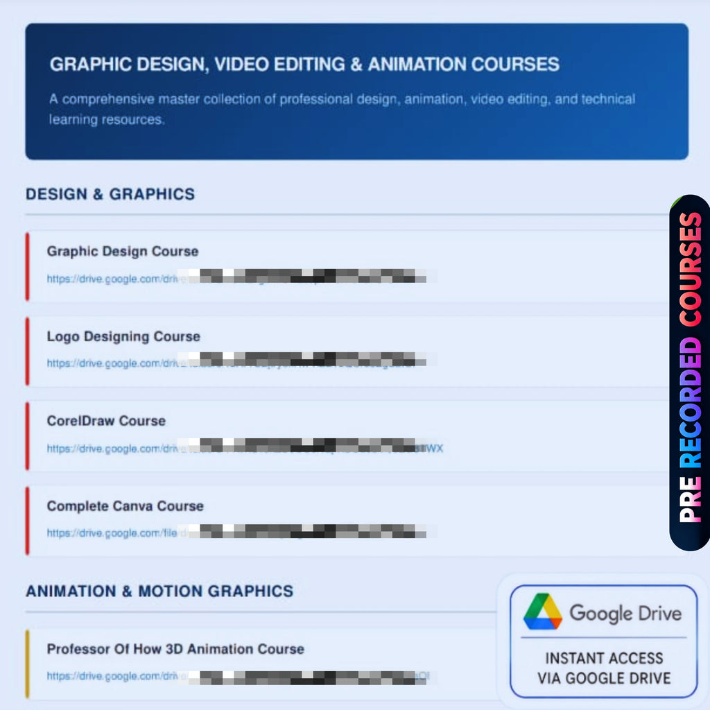 All 8 Premium Course Bundles  + Free Gift (Freelancing & Spoken English Courses) + Premium Software & Mobile Apps + Premium Themes & Tools