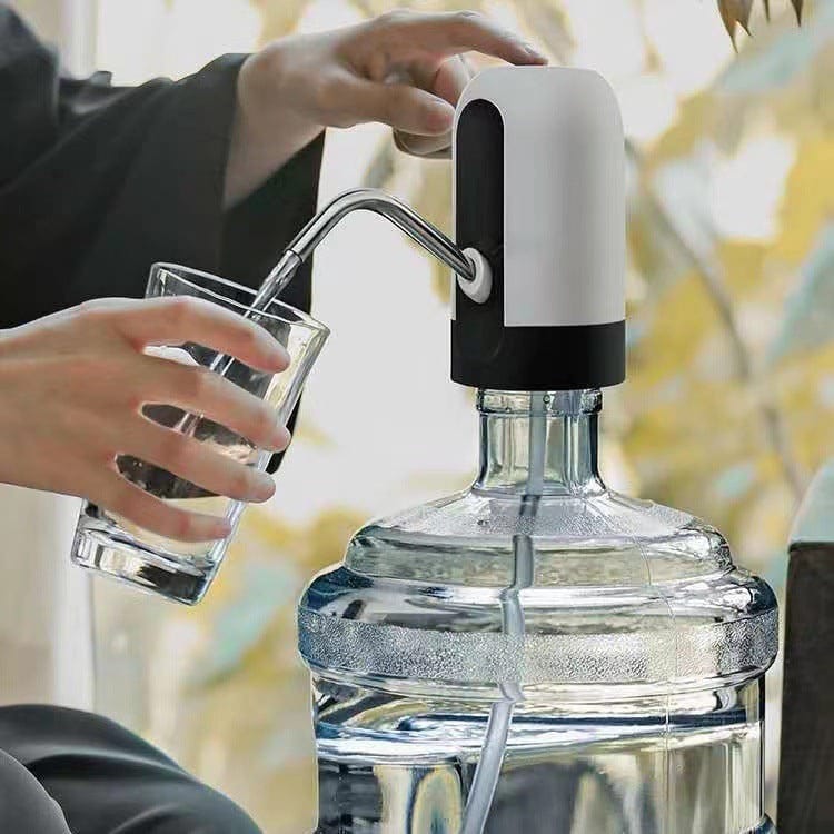 Rechargeable Electric Water Bottle Pump - Gadgetify