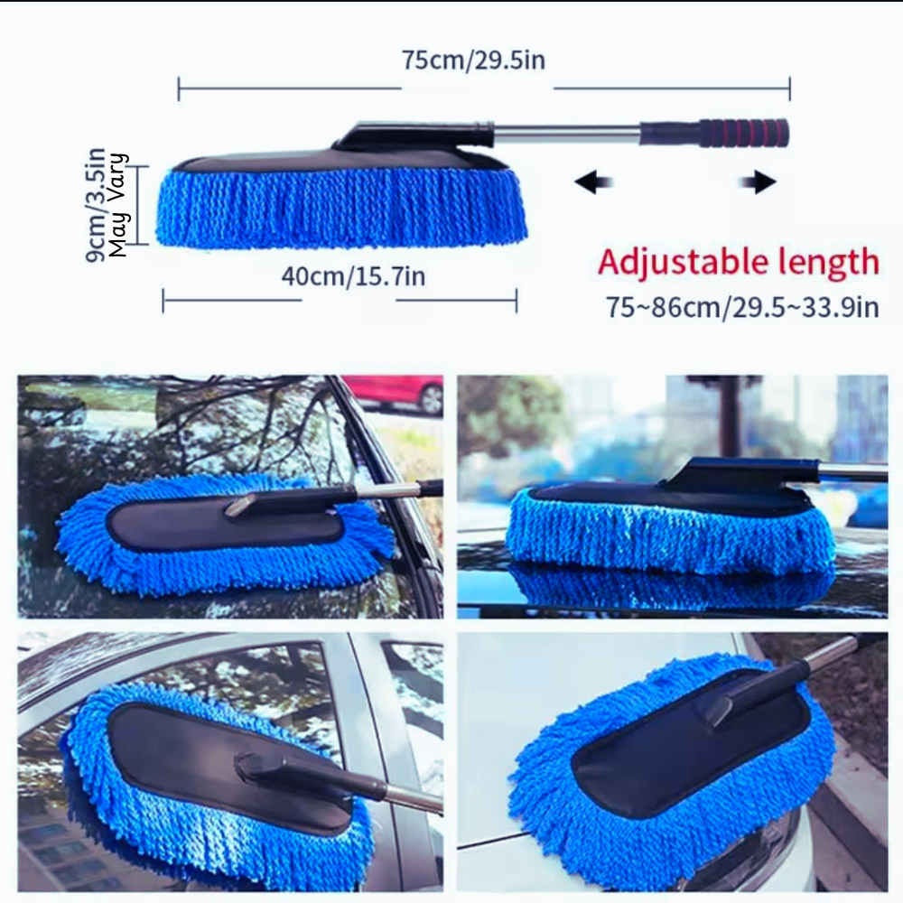 Imported Microfiber Car Duster + FREE Microfiber Cloth + 🎁Rs.400 Gift Voucher + Free Delivery📦