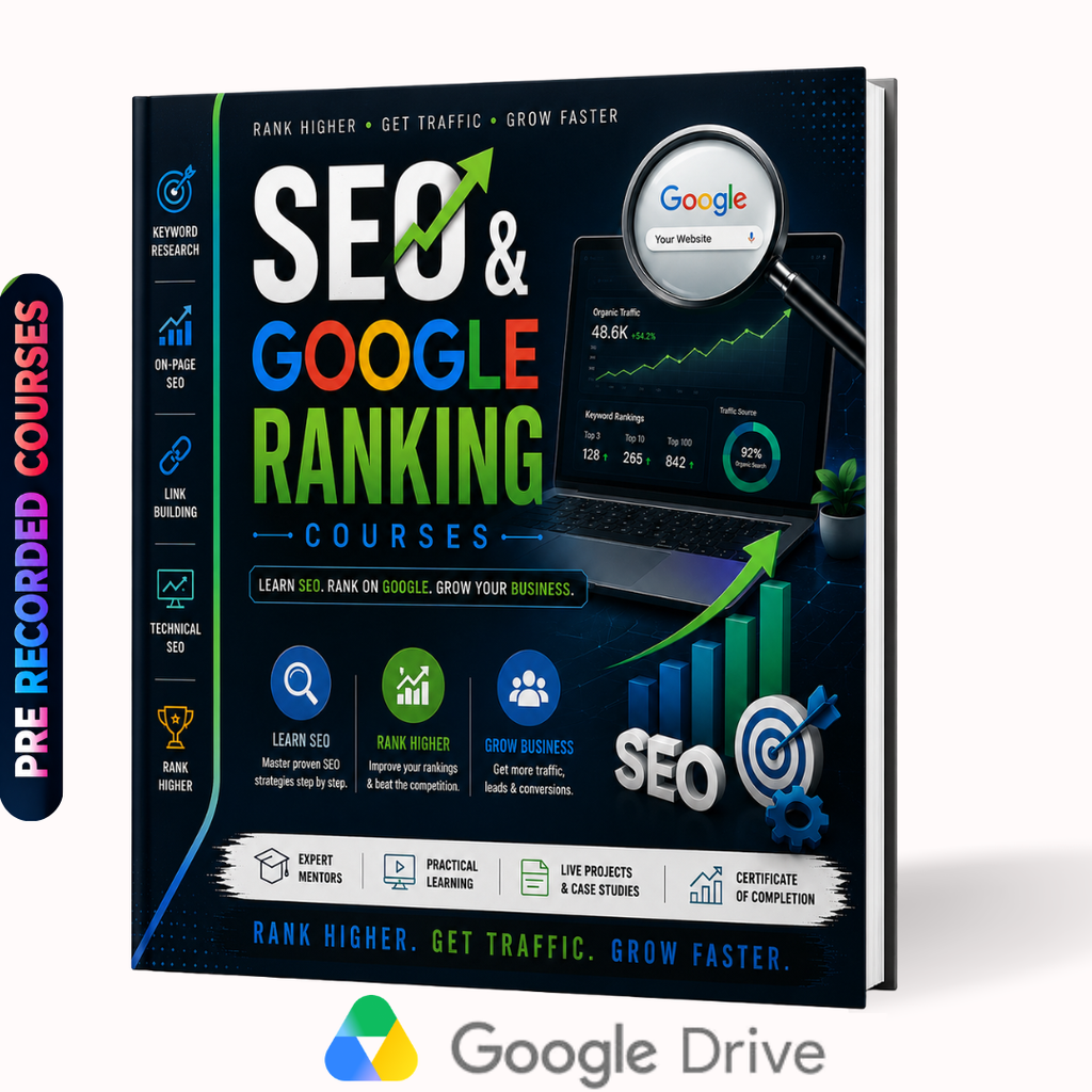 SEO & Google Ranking Courses + Free Gift (Freelancing & Spoken English Courses
