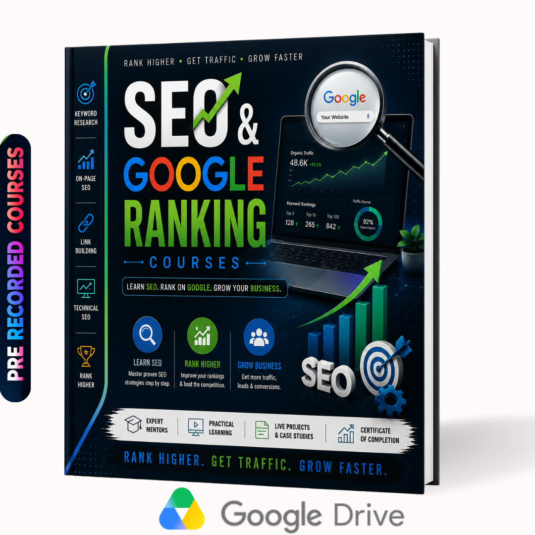 SEO & Google Ranking Courses + Free Gift (Freelancing & Spoken English Courses