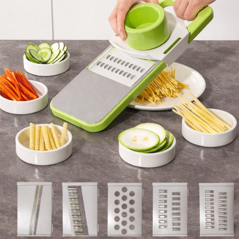 5 in 1 Multifunctional Vegetable Cutter - Gadgetify