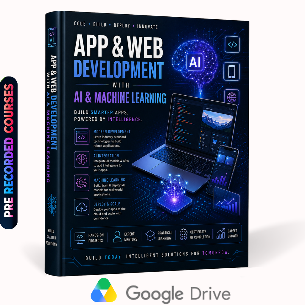 App & Web Development with AI & Machine Learning + Free Gift (Freelancing & Spoken English Courses)